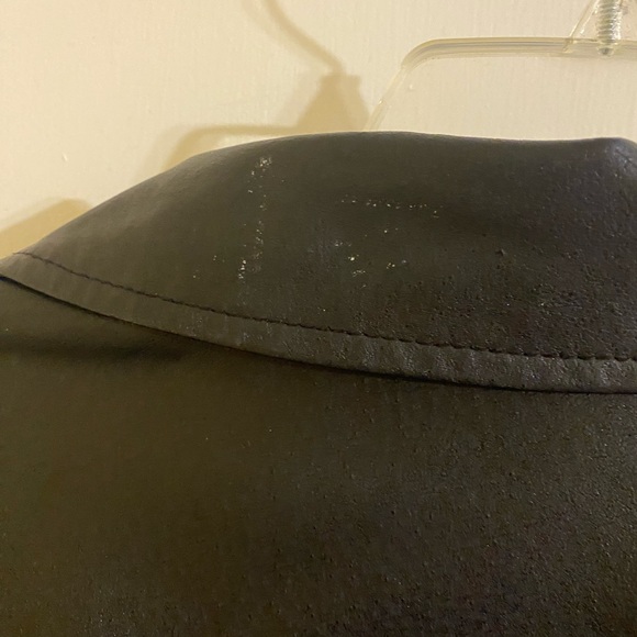 Vintage black leather jacket - Picture 3 of 3